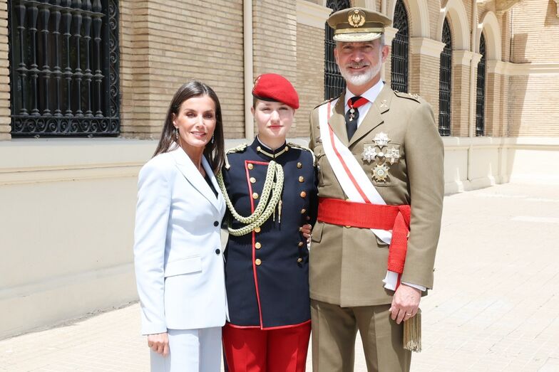 Reis de Espanha e Princesa Leonor 