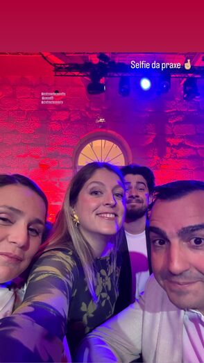 Marlene Vieira com João Sá na gala Michelin