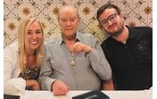 Pinto da Costa com Cláudia Campo e neto