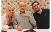 Pinto da Costa com Cláudia Campo e neto