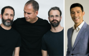 Miguel Góis, Ricardo Araújo Pereira e José Diogo Quintela; Tiago Dores