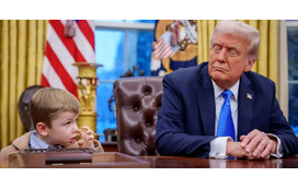 Vovô Donald, és tu? Filho de Musk já não sai da Casa Branca e é 'adotado' pelo presidente dos Estados Unidos