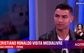 Cristiano Ronaldo visita MediaLivre: "Queria muito estar aqui e conhecer de perto as pessoas"