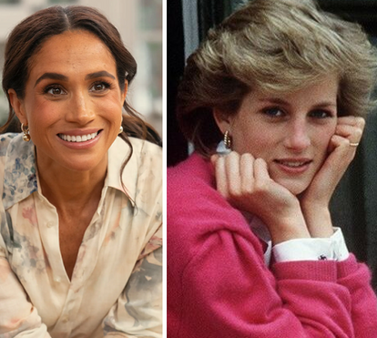 Depois de ser acusada de ter sido arrogante no novo documentário, Meghan Markle recebe presente da sogra, a princesa Diana