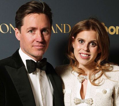 Princesa Beatrice e o marido reaparecem em público e 'desmentem' crise no casamento