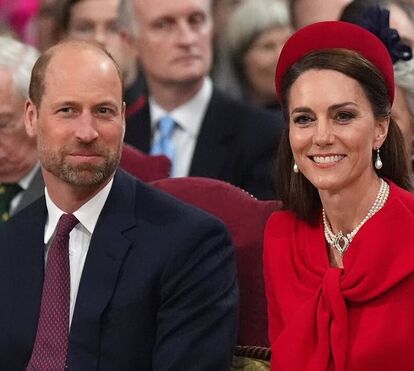 Reis de Inglaterra e príncipes de Gales juntos em dia especial