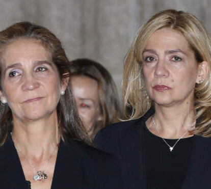 O drama das infantas Elena e Cristina: criticadas pelo pai, o rei Juan Carlos, e ignoradas pela mãe, a rainha Sofia