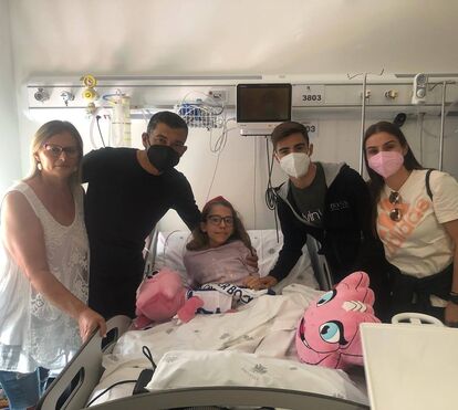 As imagens visita de Sérgio Conceição a uma amiga especial e fã do FC Porto no hospital