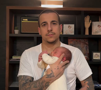 Alerta super fofura. Fernando Daniel dá novidade nas redes com filho bebé ao colo