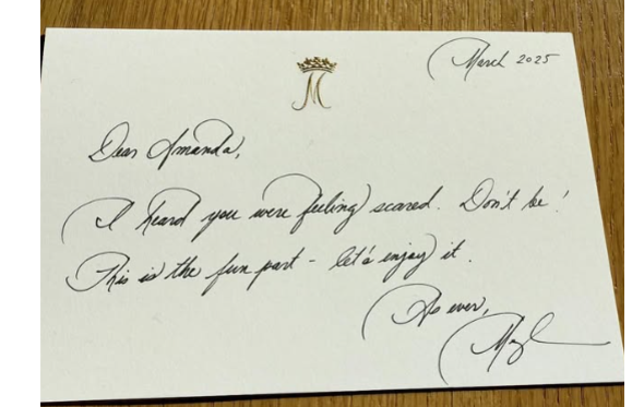 A carta de Meghan