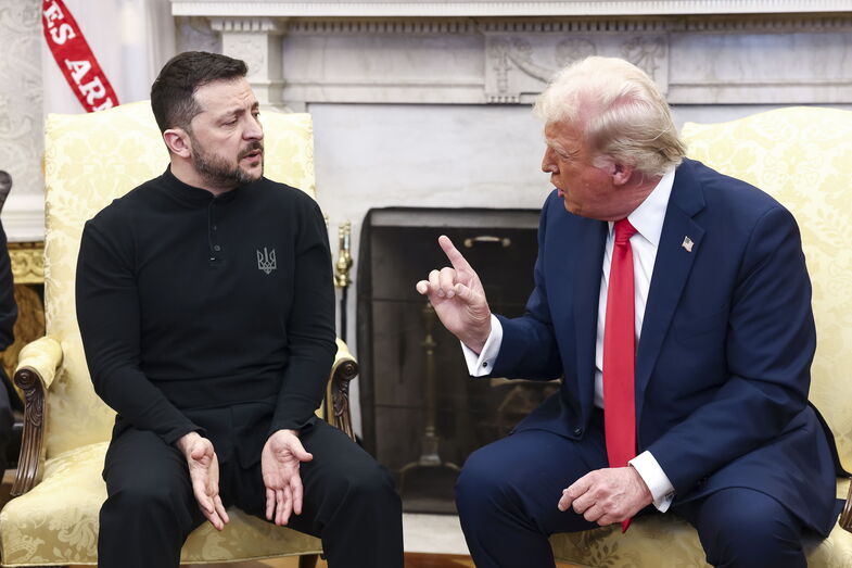 Vlodymyr Zelensky e Donald Trump