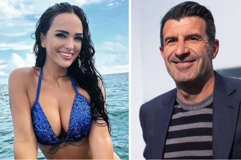 Claudia Bavel, Luís Figo