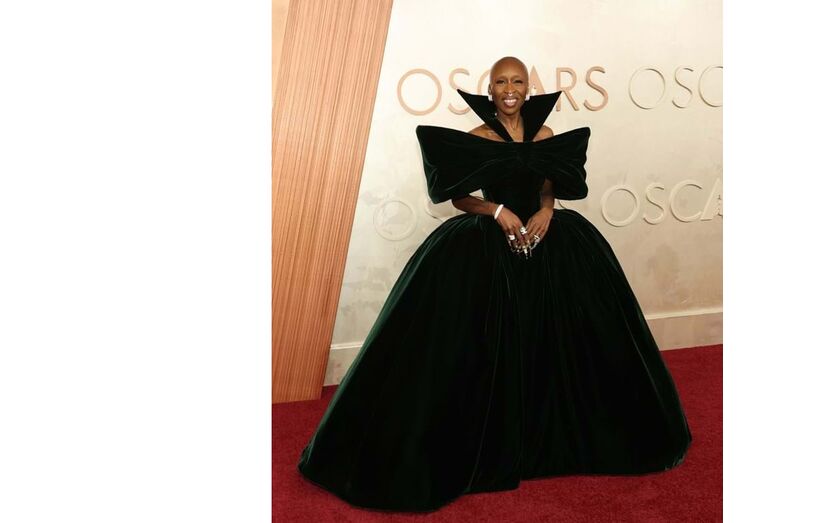Cynthia Erivo em Louis Vuitton.