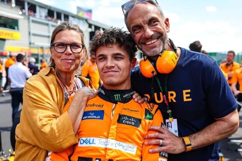 Lando Norris, Adam Norris