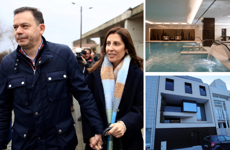 Luís Montenegro e Carla; Hotel Epic Sana; a casa de Espinho