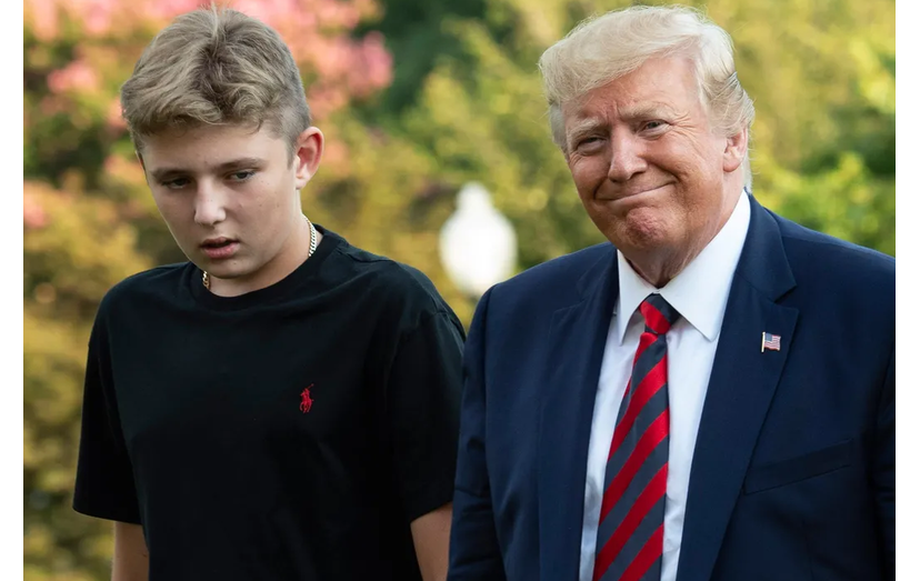 Barron Trump e Donald Trump