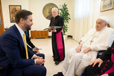 Papa Francisco com JD Vance