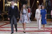Infanta Sofia; Leonor; Felipe VI e Letizia