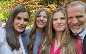 Infanta Sofia; Leonor; Felipe VI e Letizia