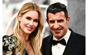 Helen Svedin e Luís Figo