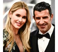 Helen Svedin e Luís Figo