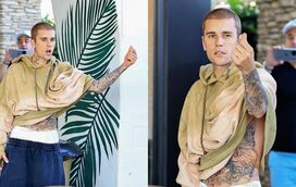 Justin Bieber de cabeça perdida com paparazzi à porta do restaurante é filmado em momento tenso