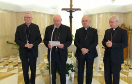 Cardeal Farrell anunciou a morte do Papa Francisco dizendo que "regressa à casa do pai"