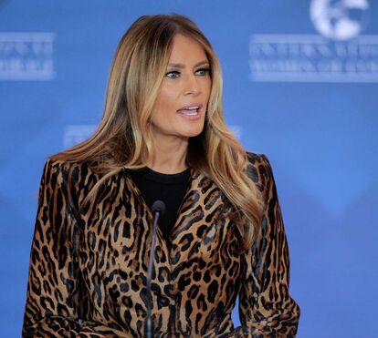 Elegante ou 'demasiado'? O look selvagem com que Melania regressou aos atos oficiais