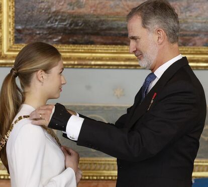 Plano secreto com a ajuda de Letizia! Princesa Leonor desafia o pai por causa da irmã