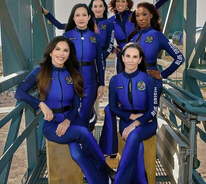 Jeff Bezos 'envia' a noiva e outras cinco mulheres ao espaço