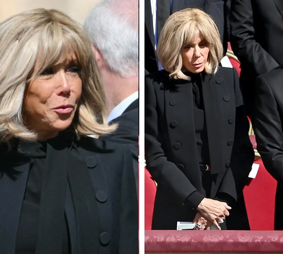 Mais um tiro ao lado! Primeira Dama francesa recusa usar véu no funeral e penteado foi considerado inapropriado