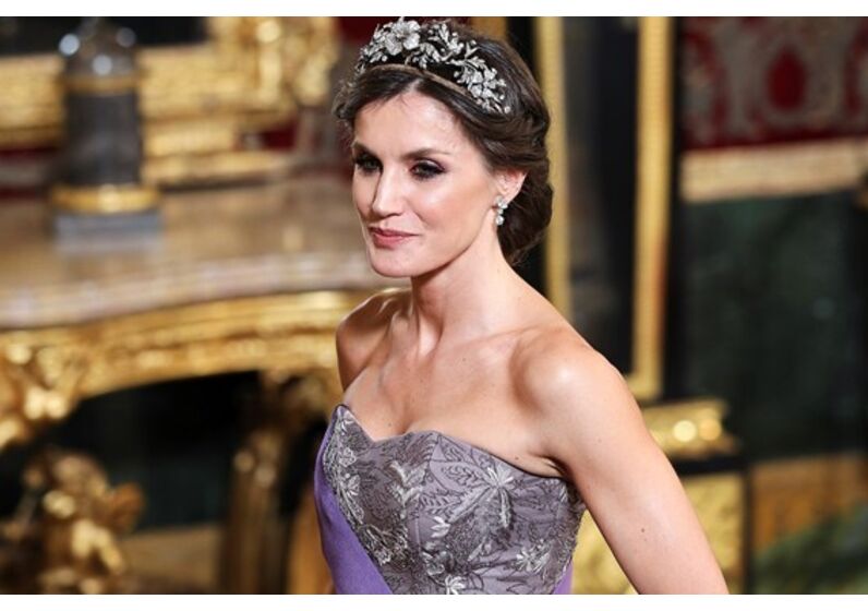 look de gala de letizia