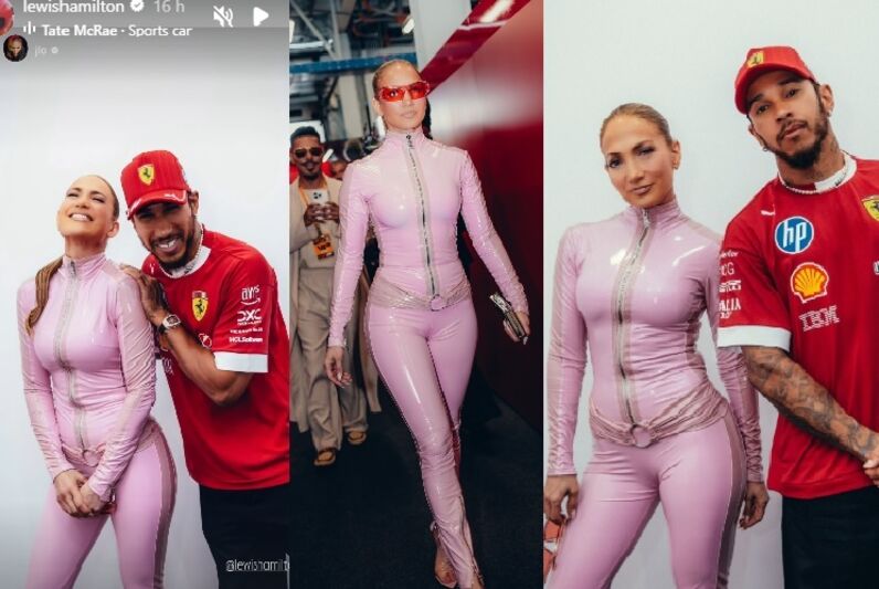 Jennifer Lopez, Lewis Hamilton