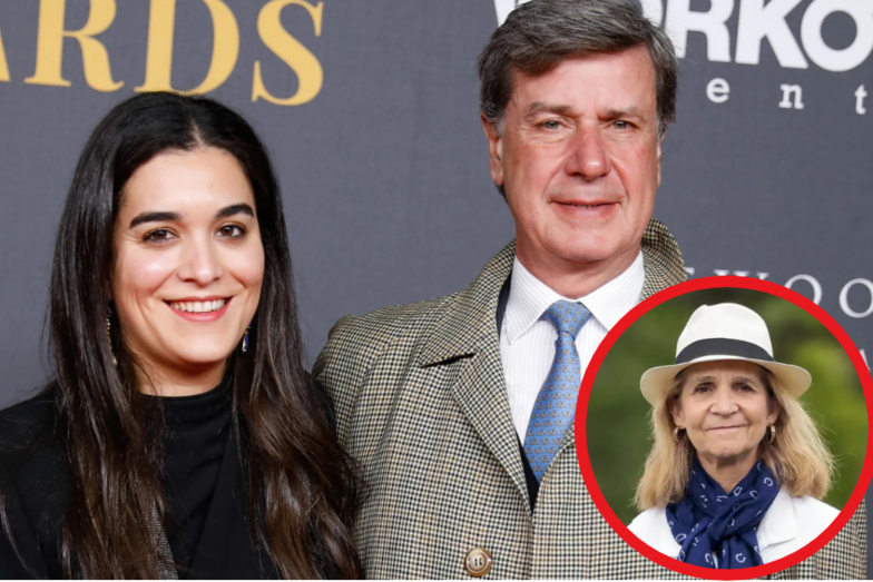 Cayetano Martínez de Irujo e Bárbara Mirjan; Infanta Elena
