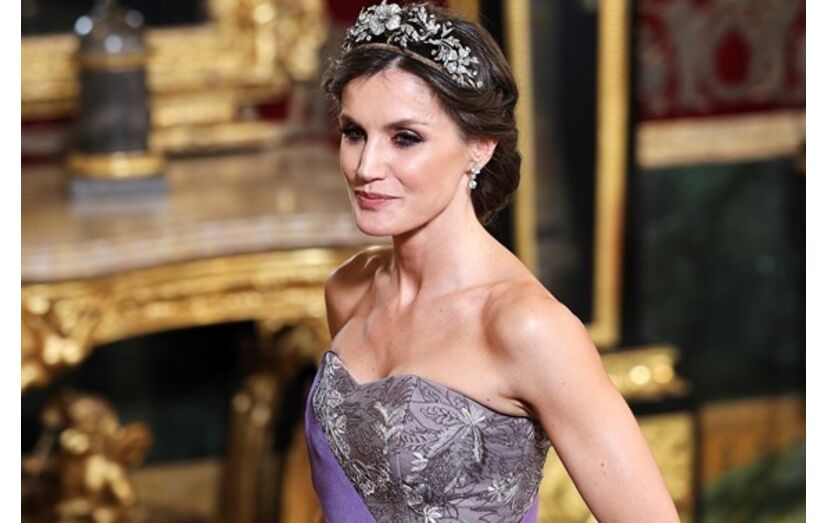 look de gala de letizia