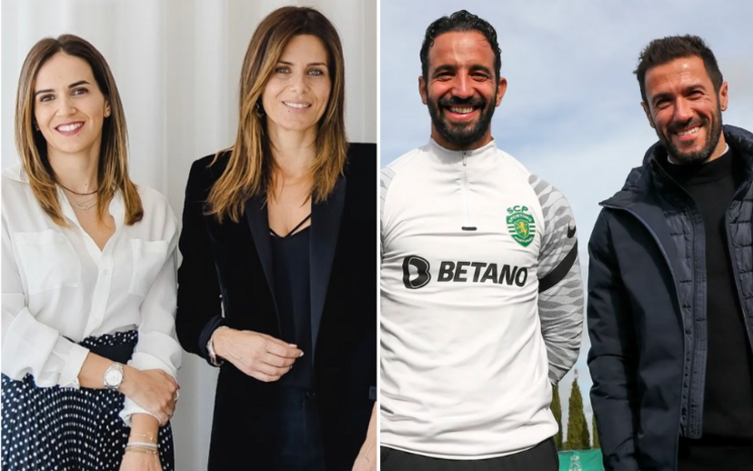 Maria João Diogo e Raquel Viana; Ruben Amorim e Hugo Viana