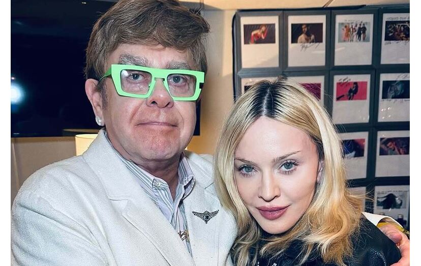 Madonna e Elton John