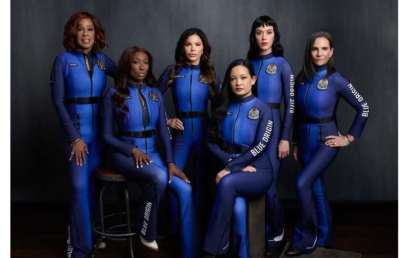 Jeff Bezos, Lauren Sanchez, Espaço, Blue Origin, Katy Perry, Turismo Espacial