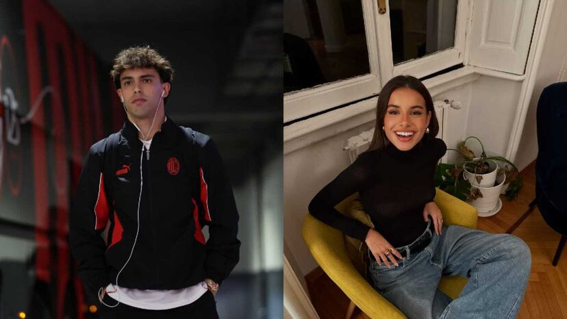 João Félix e Francesca Cuccuru