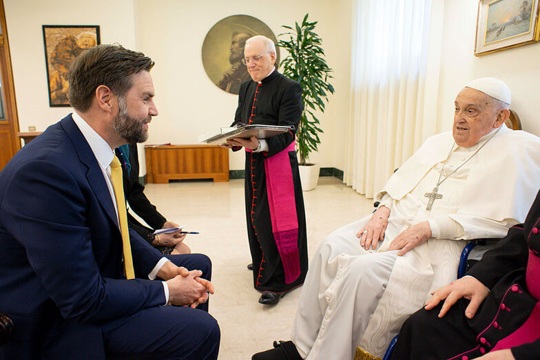 Papa Francisco com JD Vance