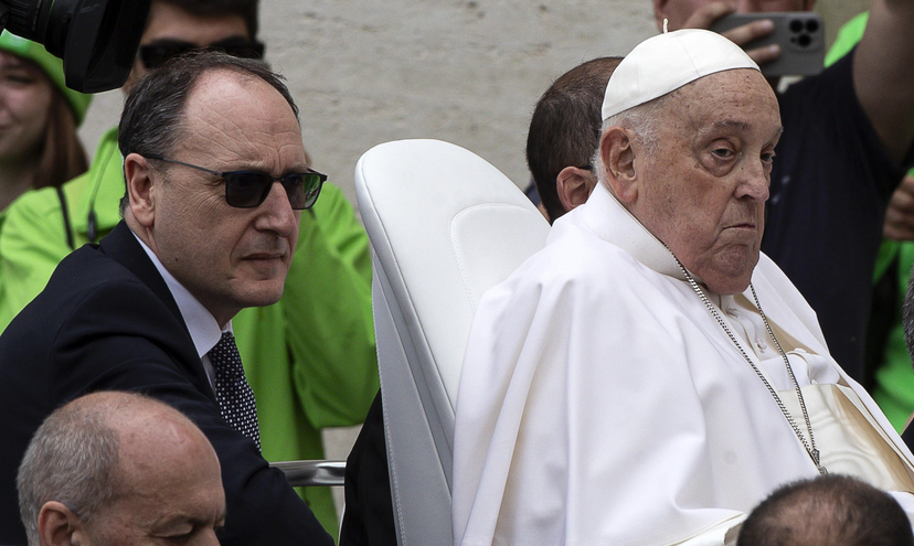 Papa Francisco e Massimiliano Strappetti