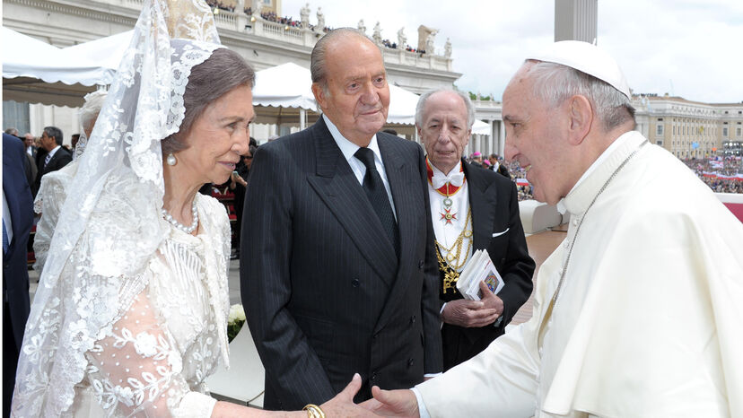 Rainha Sofia; Papa Francisco