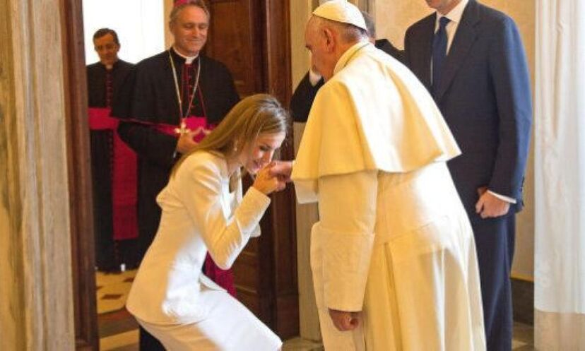 Letizia; Papa Francisco