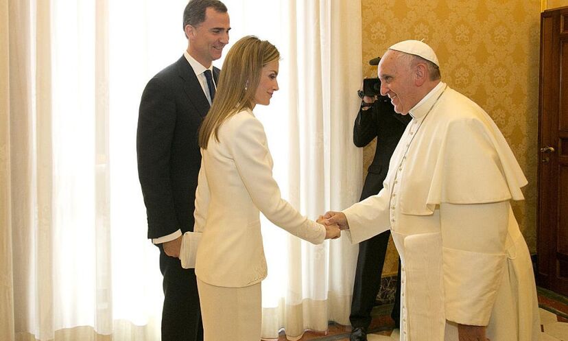 Letizia; Papa Francisco