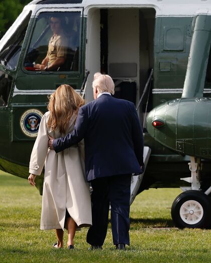 Melania e Donald Trump 