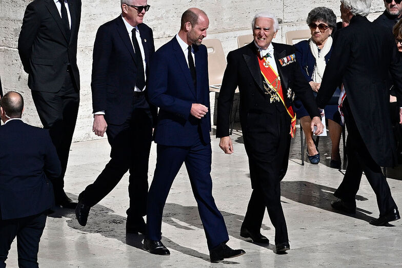 Príncipe William no funeral do Papa Francisco
