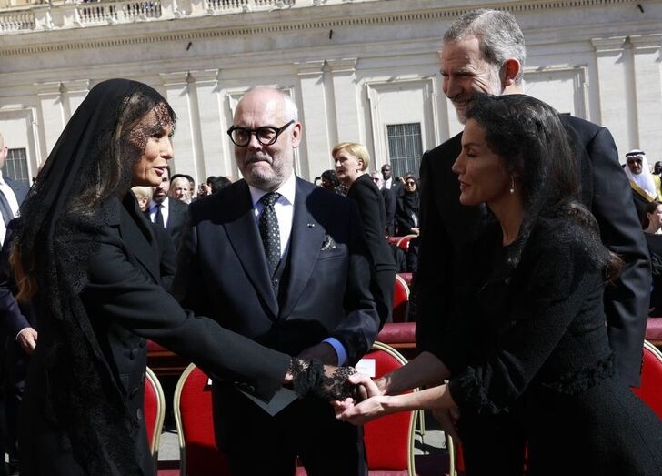 Letizia e Melania Trump