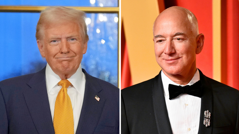 Donald Trump Jeff Bezos