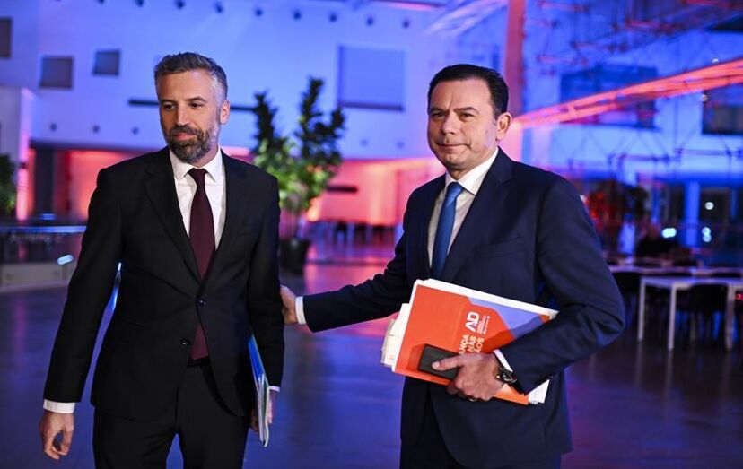 Pedro Nuno Santos e Luís Montenegro