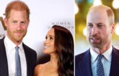 Harry e Meghan Markle; William
